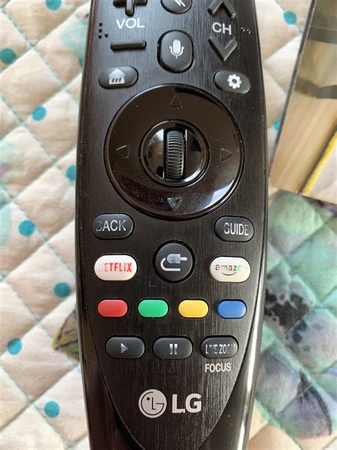 Lg television with magical remote control